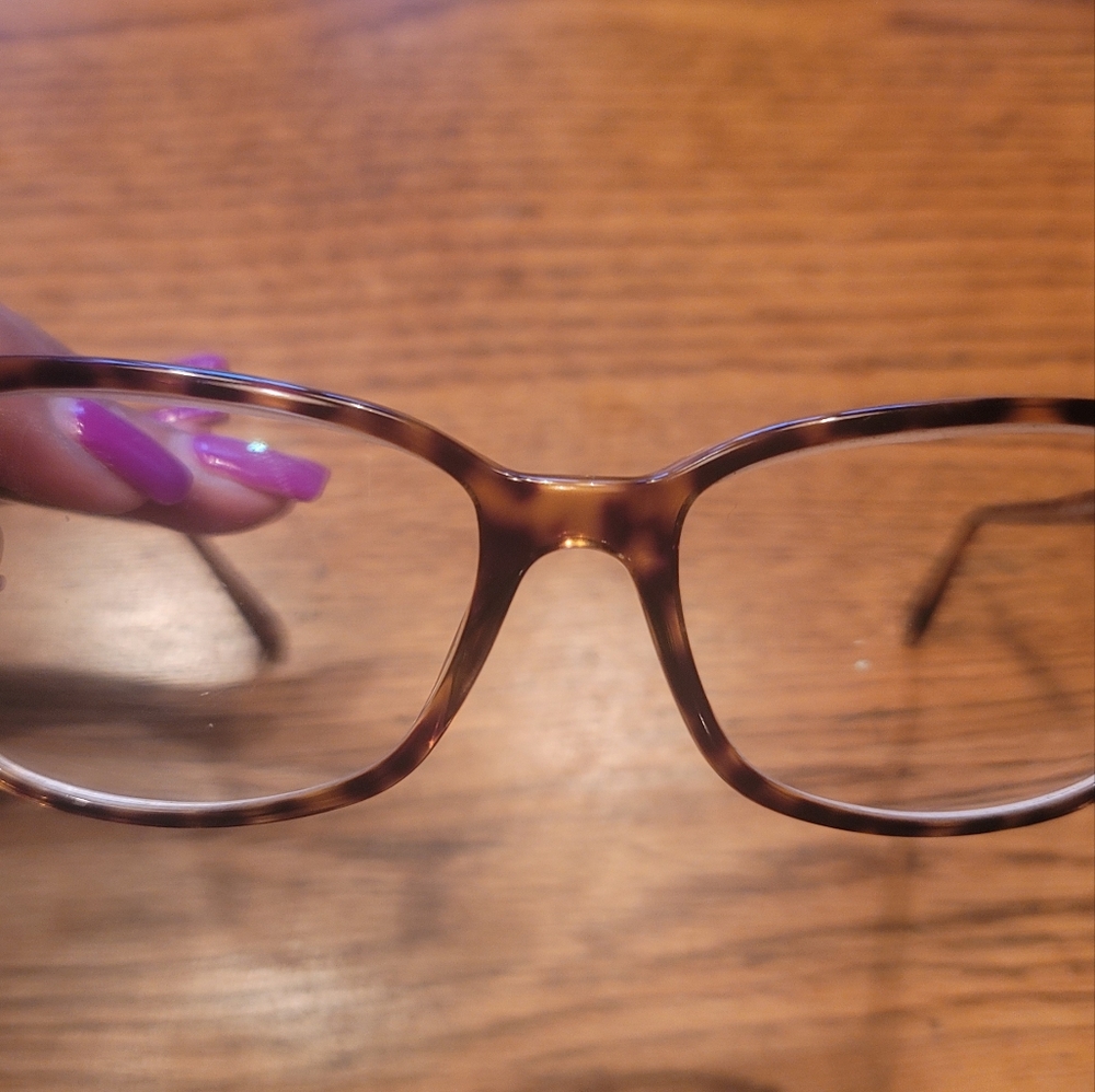 Ray Ban Brown Black Reading Small Frame Optical Glasses